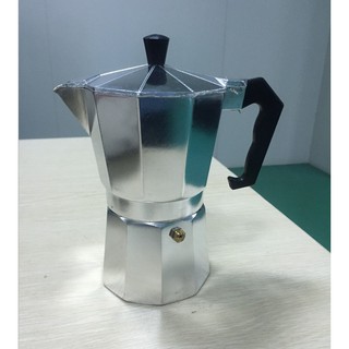 ẤM PHA CAFE CAO CẤP 300ml 6cup NHÔM, ấm pha cà phê moka express cappuccino Aluminum Nhôm cao cấp S.T