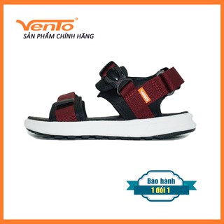 Giày Sandal Vento Nam Nữ Quai Ngang NB01 Màu Đỏ StreetStyle Collection