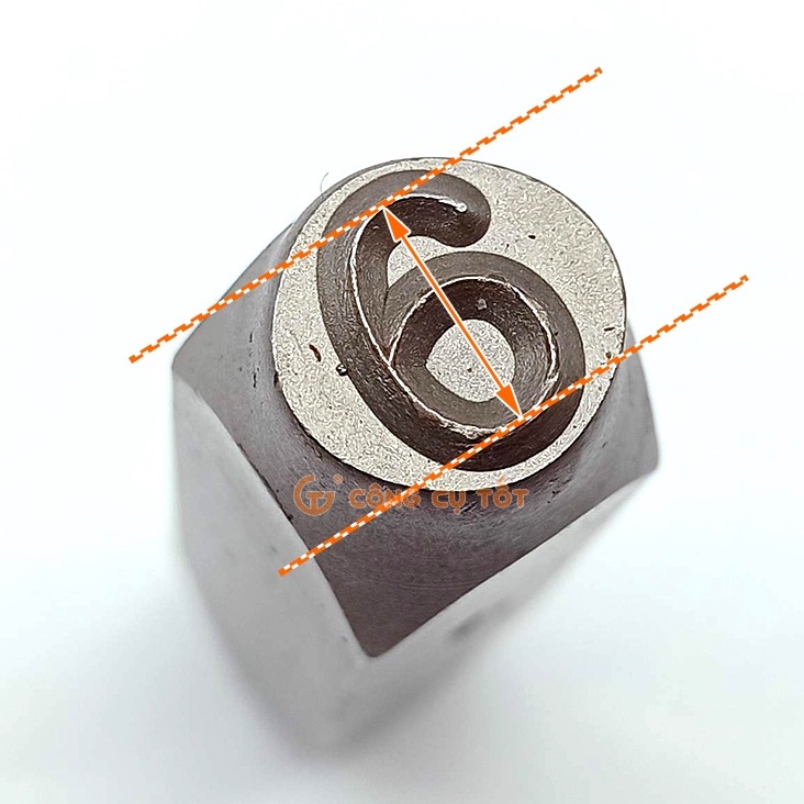Bộ đóng chữ ngược chữ xuôi 27 món LS+ nhiều kích cỡ