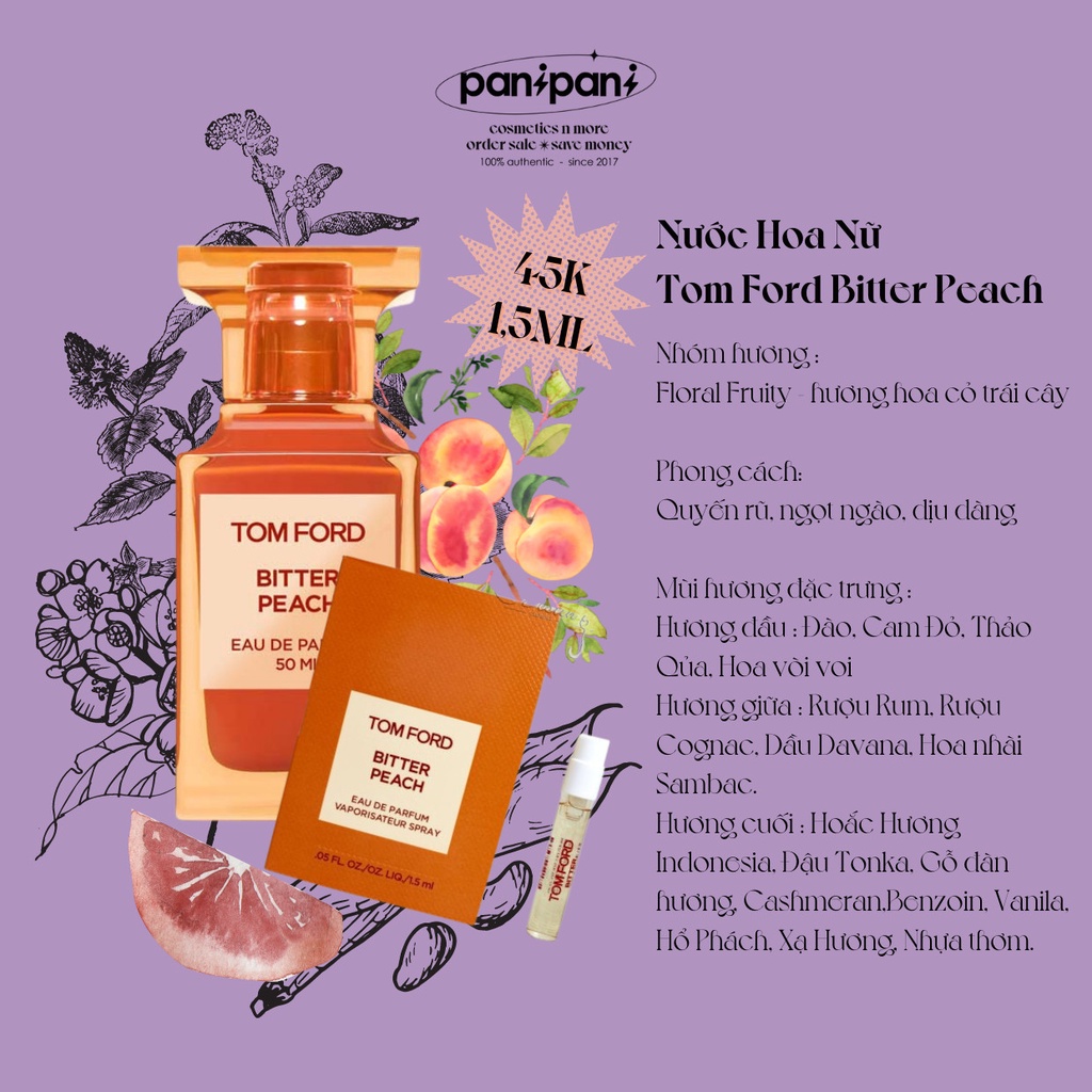 [100% AUTH] Vial Sample Nước Hoa Tom Ford