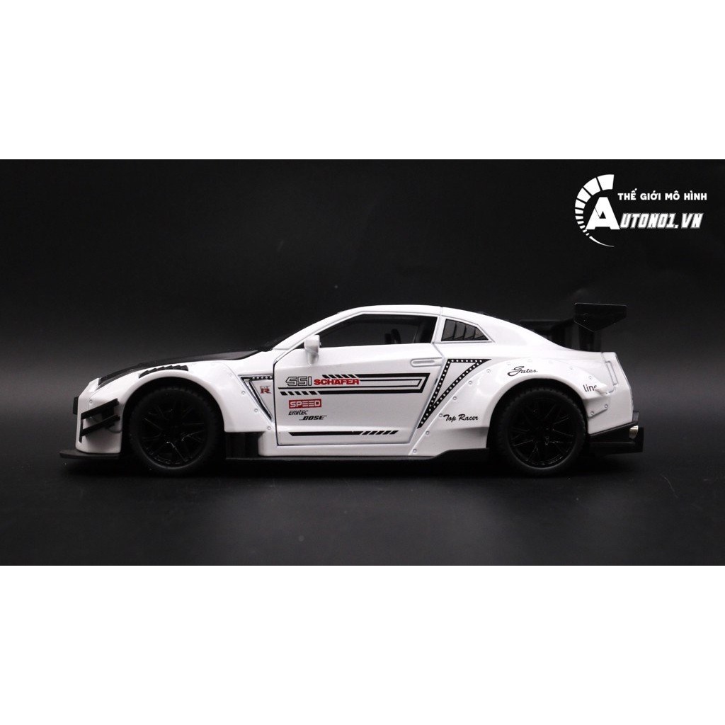 MÔ HÌNH XE NISSAN GT R35 WHITE 1:24 CHE ZHI 7763