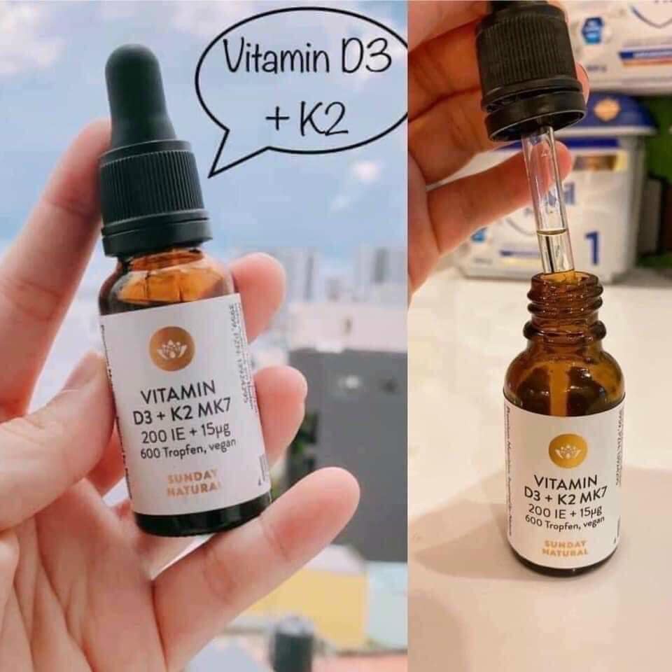 Vitamin D3 K2 MK7 Hỗ Trợ Bé Tăng Khả Năng Hấp Thu Canxi Phát Triển Chiều Cao Cho Bé Từ Sơ Sinh