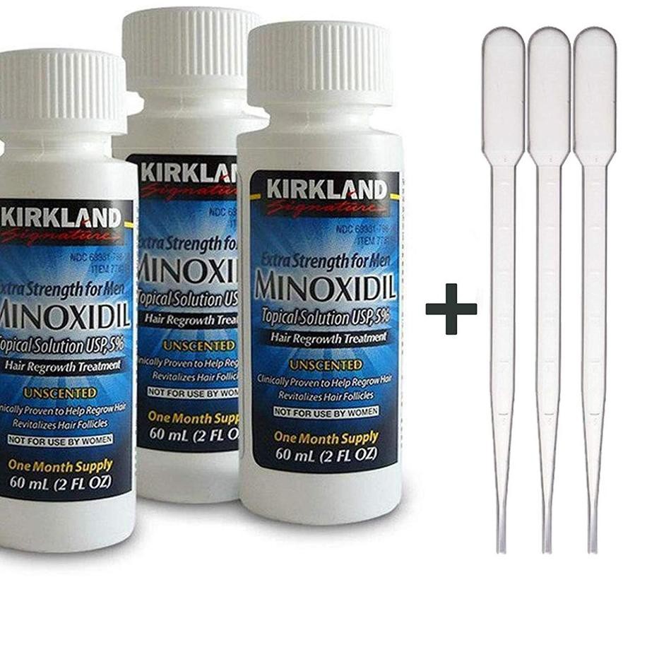 ☂➲.Tinh chất kích thích mọc râu Minoxidil Kirkland Biotin 100% chính hãng❝Se