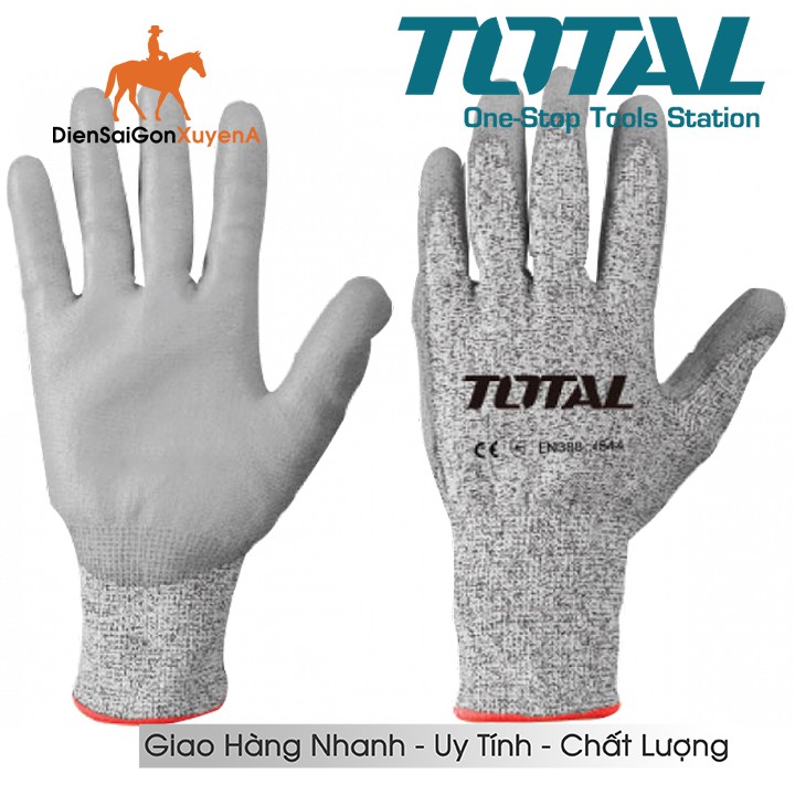 Combo 2 Găng Tay Cách Điện Chống Cắt Total TSP1701-XL - DSG