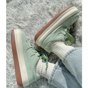 Giày Thể Thao Đế Dày Tăng Chiều Cao Cột Dây Thời Trang Xuân Hè Cho Nữ