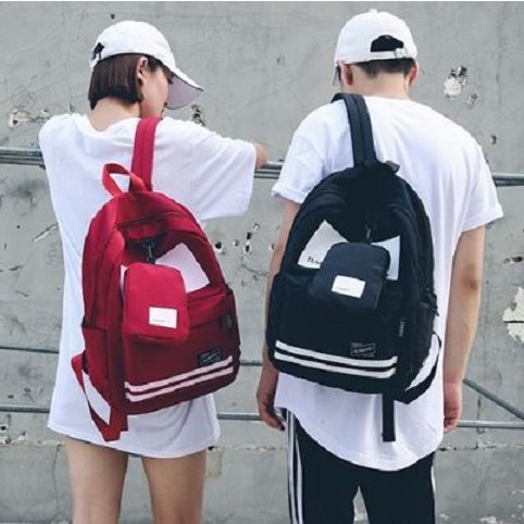 COMBO BALO KẺ SỌC KÈM VÍ TIỆN DỤNG HỌC SINH, DU LỊCH