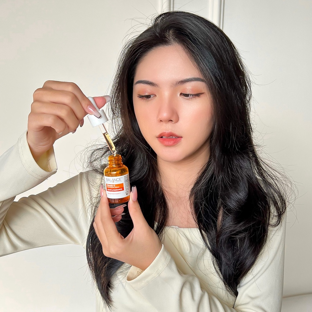 Serum Dưỡng Da Balance Active Formula cấp nước Hyaluronic Acid/ Gold/ Vitamin C/Niacinamide (30ml)