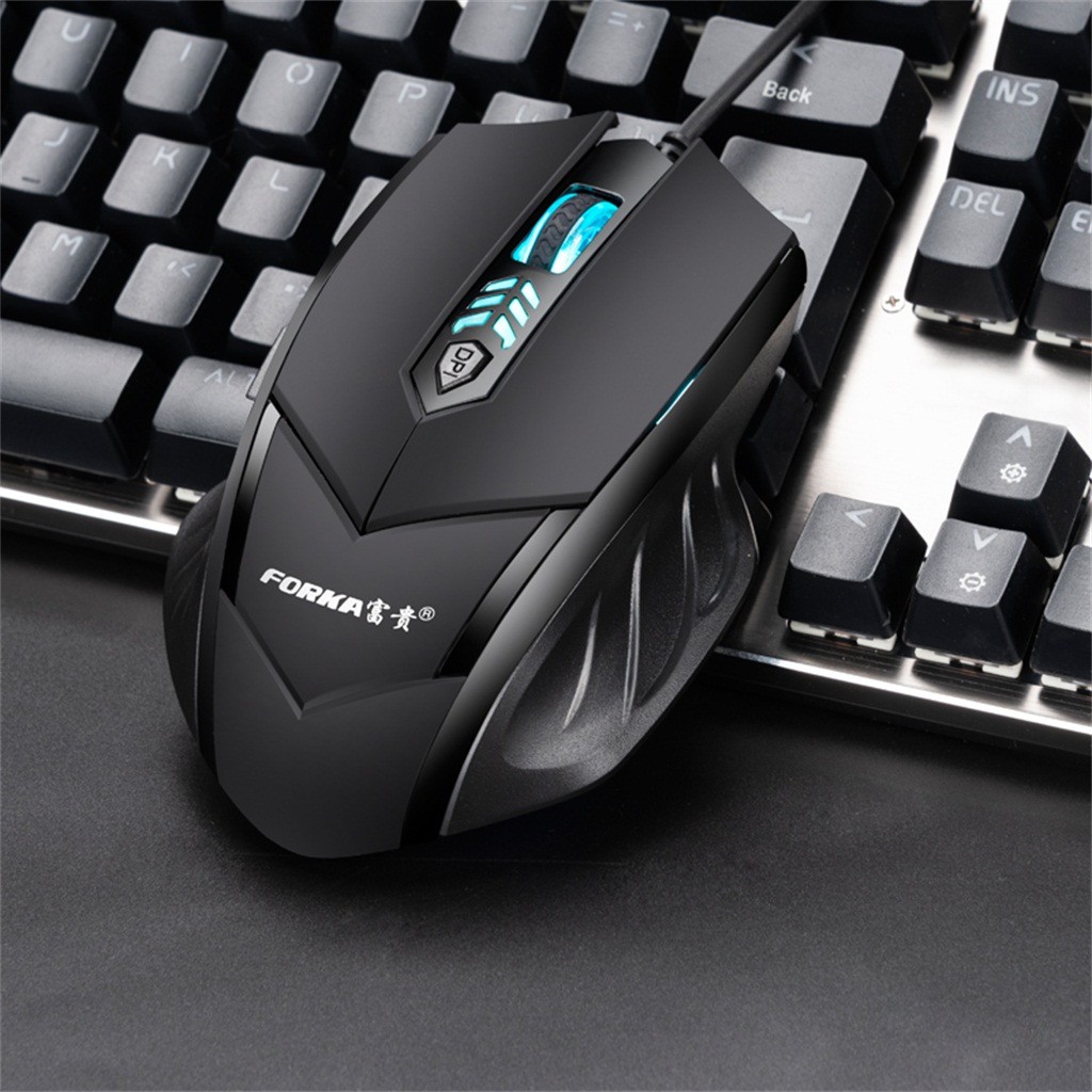 Chuột Gaming Chuyên Nghiệp Có Dây Đèn Led 6 Nút 2400dpi