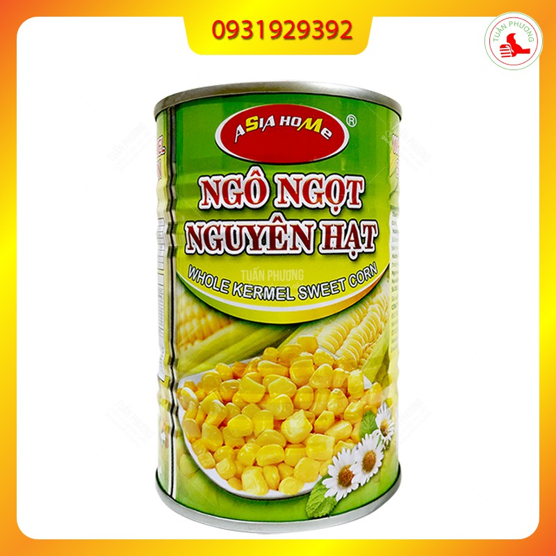 Ngô Hạt - Asia Home 450g ( Lon ) | BigBuy360 - bigbuy360.vn