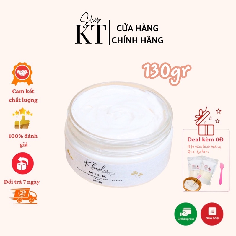 [ TRẮNG CẤP TỐC ] KEM DƯỠNG TRẮNG TOÀN THÂN MILK K’HULA