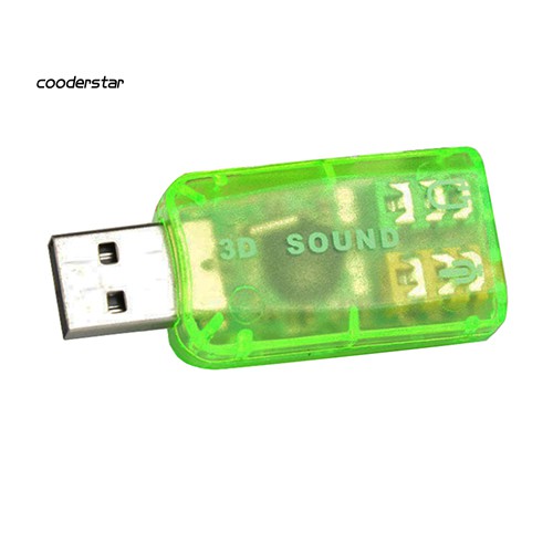 ✾Phụ Kiện Chuyên Dụng Cho Xe Hơi RXSC RXSC✾Thẻ Âm Thanh Ảo Thuật USB 2.0 Sang 3D Kênh 5.1