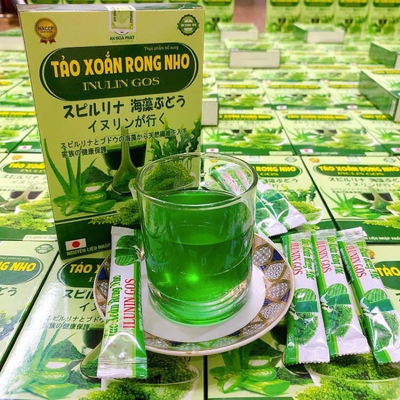 Hộp 15 gói Tảo Xoan Rong Nho