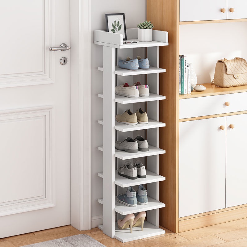 NGiá để giày trong nhà đơn giản lối vào lưu trữ đồ tạo tác tiết kiệm không gian nhỏ tủ hẹp chống bụi nhiều lớp đẹp mắt