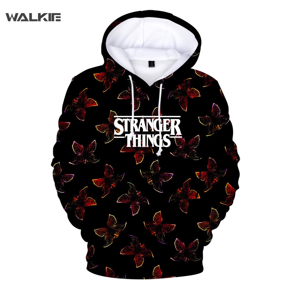 Áo Hoodie In Hình Bộ Đàm Stranger Things 3D Thời Trang Mùa Thu Cho Nam