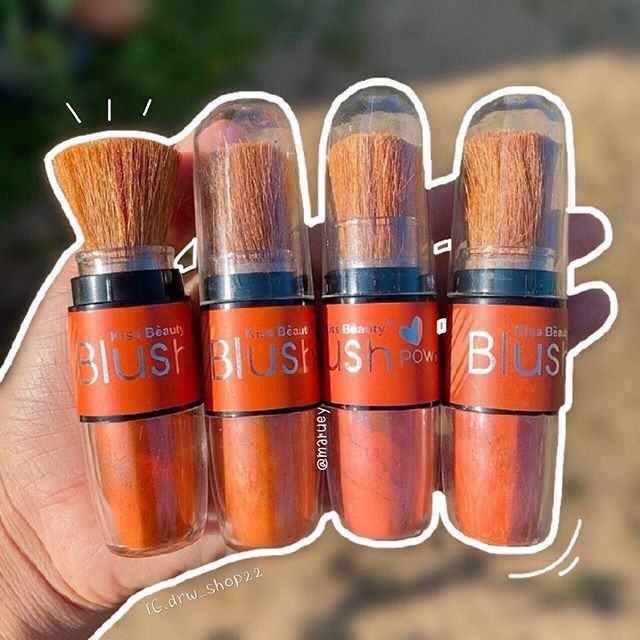Phấn má bột kèm chổi Kiss Beauty Blush Powder | BigBuy360 - bigbuy360.vn
