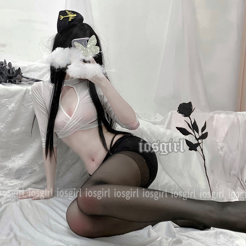 Set Đồ Ngủ Hóa Trang Tiếp Viên Hàng Không Quyến Rũ Dành Cho Nữ (không kèm mũ không kèm tất)