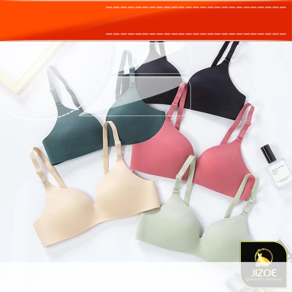 Áo ngực nữ không gọng mút mỏng tạo khe siêu đẹp cao cấp JIZOE ALT33
