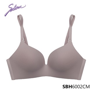 Áo Lót Không Gọng Mút Dày Vừa Màu Xám Pha Nâu Trơn Soft Doomm By Sabina SBH6002CM
