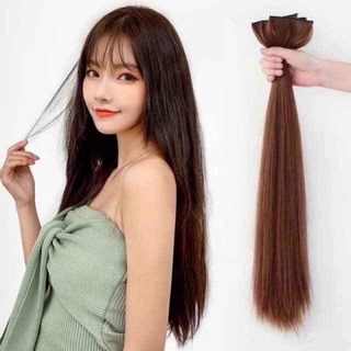 tóc kẹp dãi thẳng 3 dãi kẹp phím ✳️