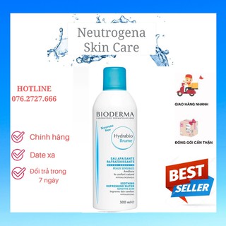 Xịt Khoáng Bioderma Hydrabio Brume (300ml)
