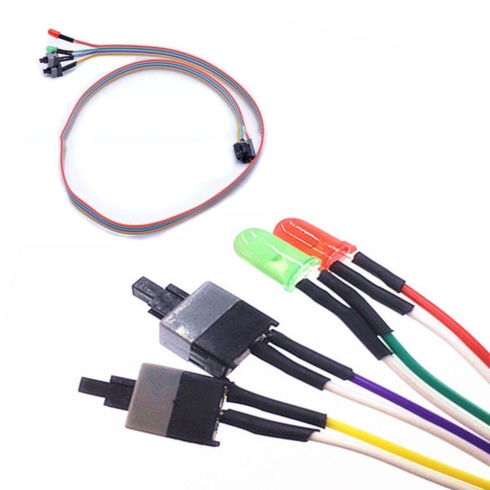 Dây Cáp AUGUSTINA ATX Case PC Desktop HDD LED Light on Switch