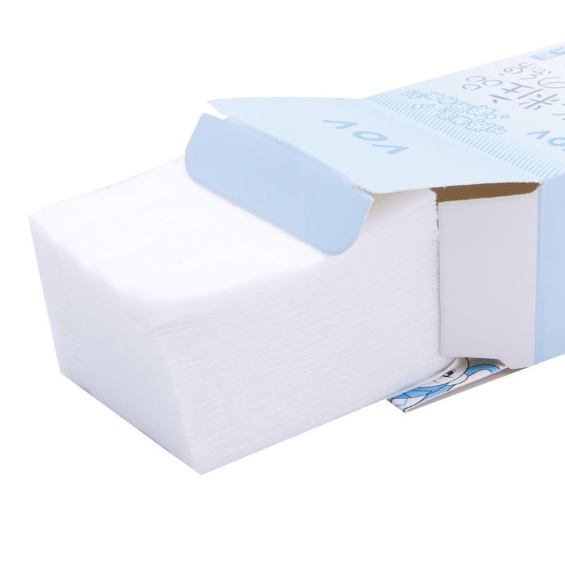 Bộ 100 miếng bông tẩy trang VOV làm bằng sợi tổng hợp