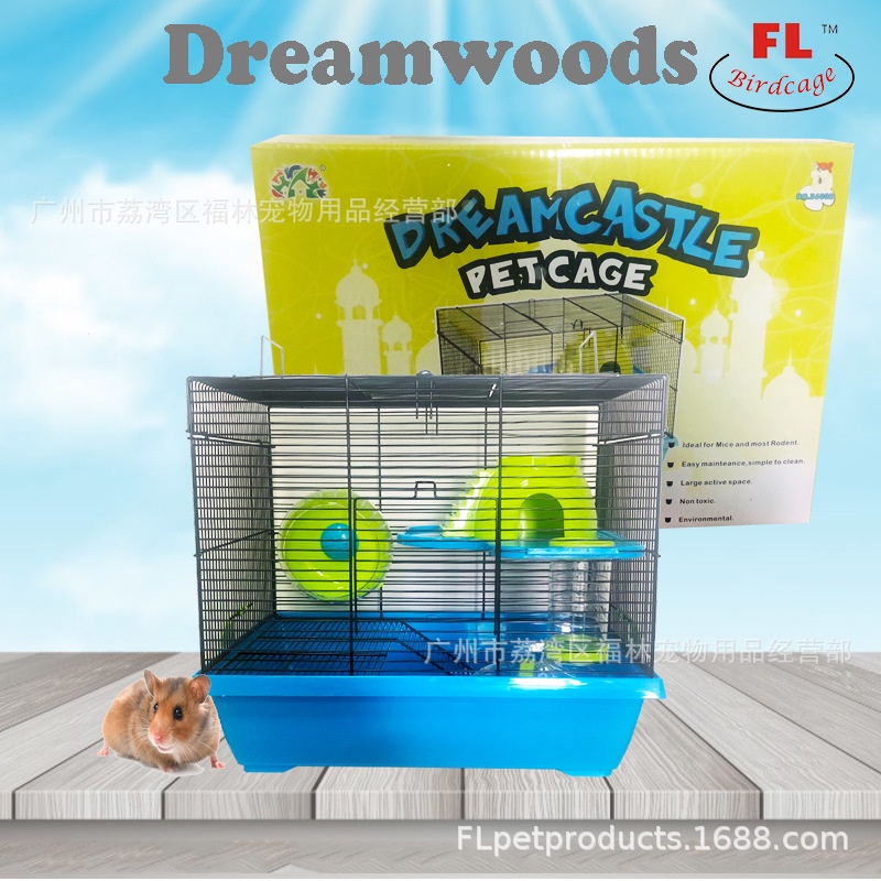 Lồng DREAM CASTLE cho hamster, sóc, nhím, đuôi mập,...