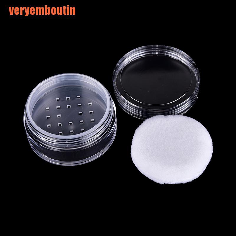 [Hàng mới về] Hộp rỗng đựng phấn phủ dung tích 12ml tiện lợi