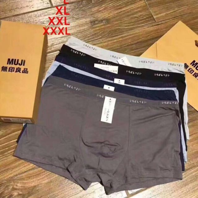 Hộp 5 quần lót đùi Nam Muji xuất Nhật [BI &amp; CI]