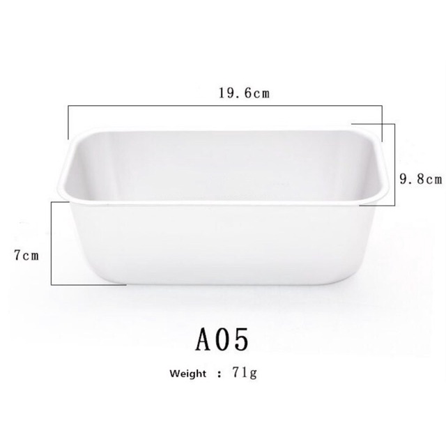 Khuôn Chữ Nhật Loaf A01 - A02 - A03 -A04 - A05 Nhập Nhẩu