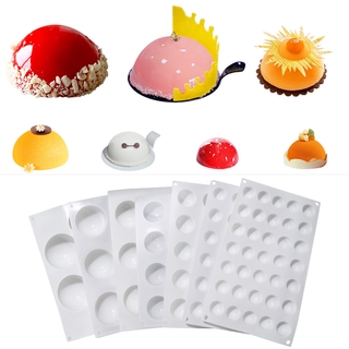 Khuôn Silicone Làm Bánh Mousse Hình Tròn Kiểu Pháp