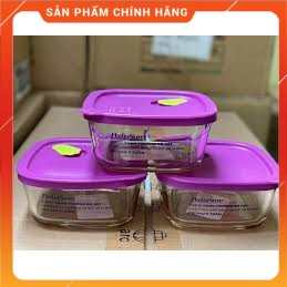 Hộp vuông thủy tinh Lock&Lock 410ml Quà tặng từ Pediasure/ 460ml chính hãng