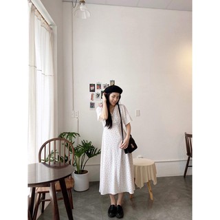Đầm chấm bi maxi thiết kế Ma Vie