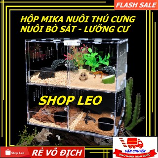  Lồng mika nuôi Thú cưng - Bò sát - Leopard Gecko - Bọ cạp - Thằn lằn
