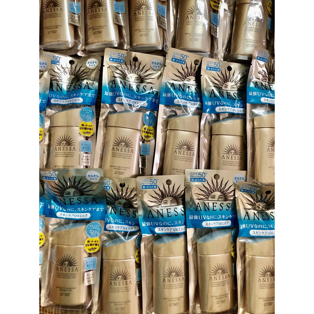Kem Chống Nắng ANESSA Sunscreen Skincare Milk Dưỡng Da Bảo Vệ Hoàn Hảo 60ml Perfect UV SPF50+/PA++++ | BigBuy360 - bigbuy360.vn