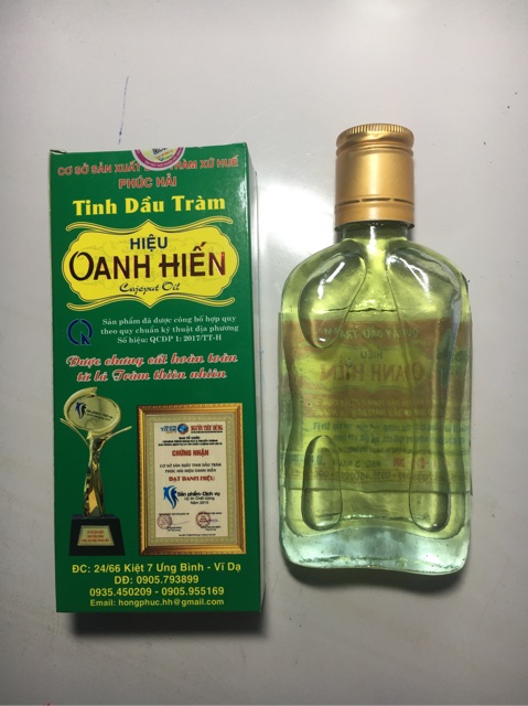 Tinh dầu Tràm nguyên chất 100 ml/ Dầu tràm Oanh Hiến cao cấp