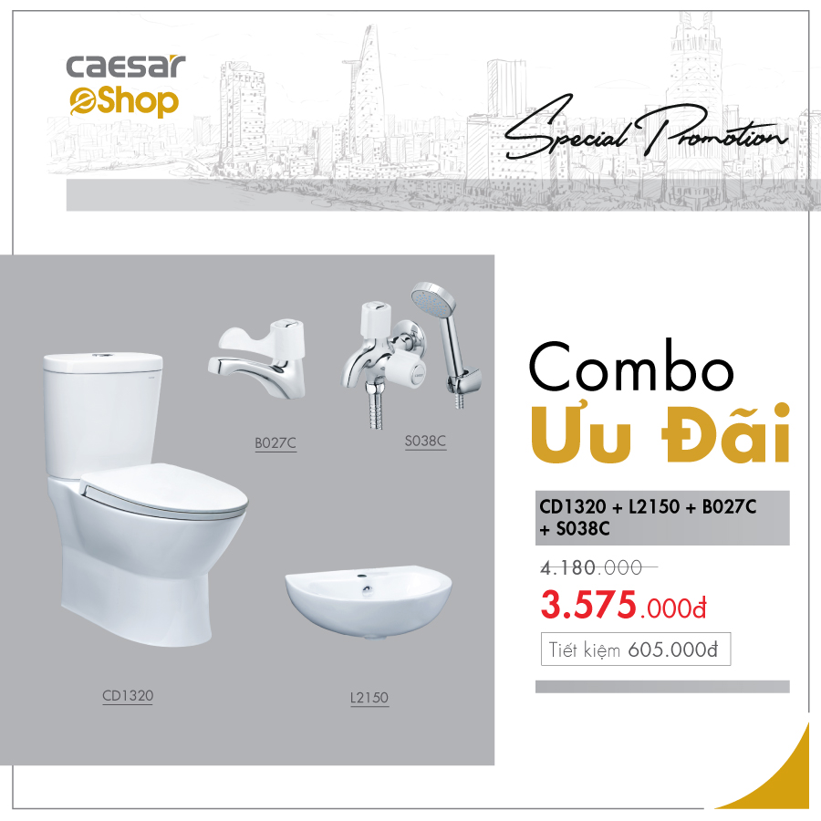 Combo sản phẩm CD1320+L2150+B027C+S038C