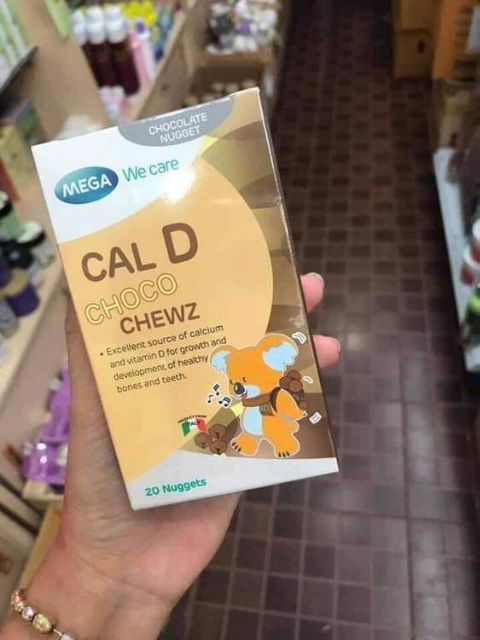 Kẹo bổ sung canxi và vitamin CAL-D Thái lan
