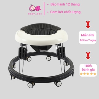 Xe tròn tập đi cho bé MOMMY KIDS điều chỉnh 5 cấp độ,Kết hợp ghế ăn dặm . nhựa dẻo cao cấp , chế độ xoay 360