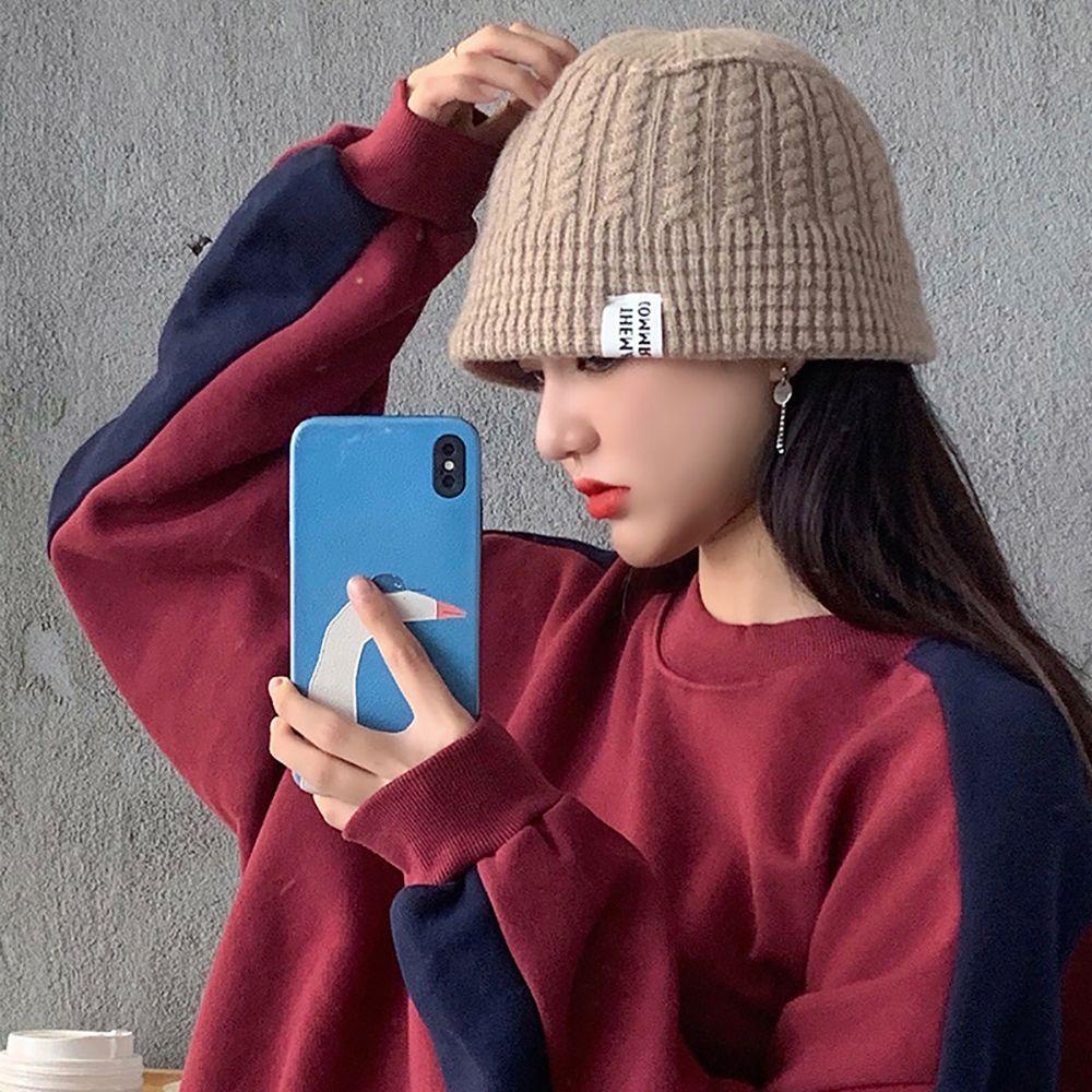 Mũ beanie Trùm Đầu Phong Cách Vintage Thời Trang Mùa Đông WMES15H
