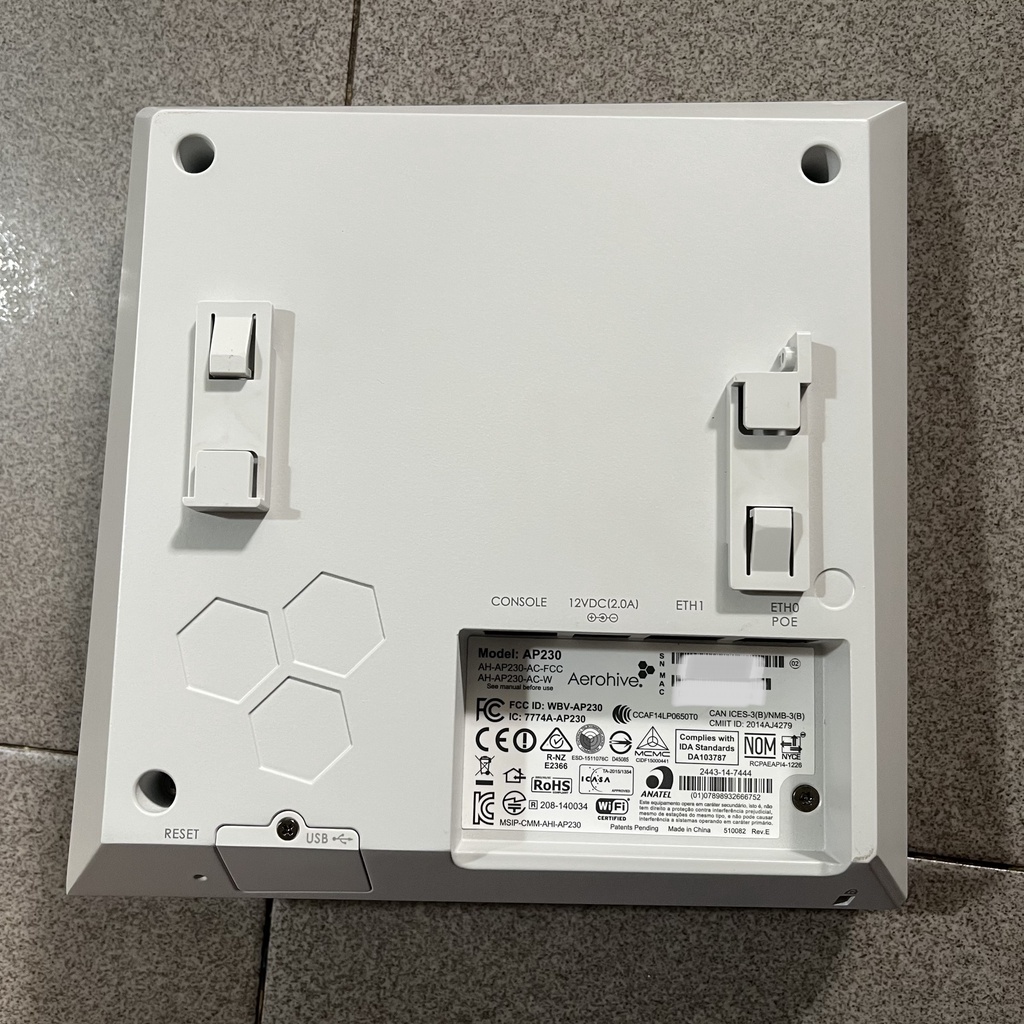 Bộ phát wifi chuyên dụng Aerohive AP230 AC1300mbps đẹp có box