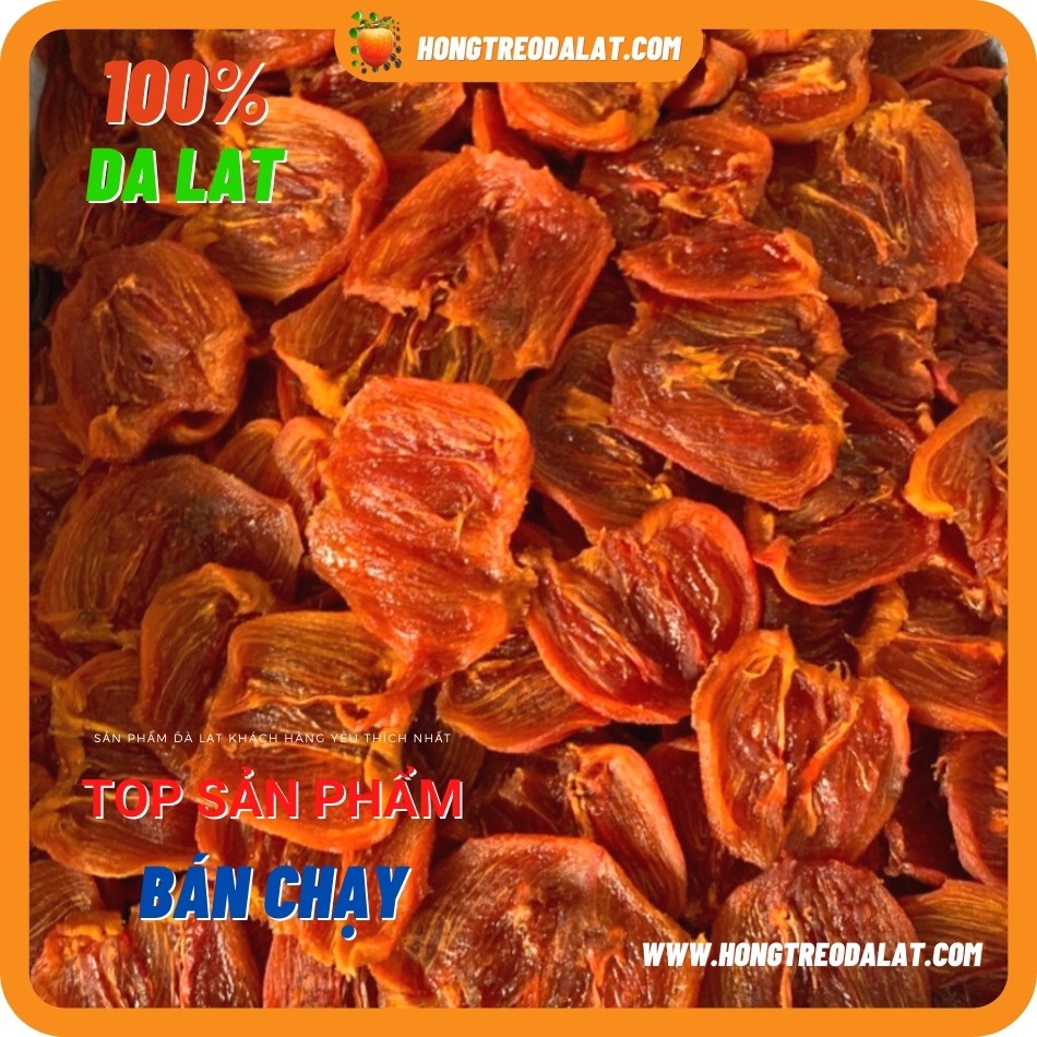 Hồng Sấy Dẻo Đà Lạt - 500Gram, 250Gram, Bán chạy số #1 tại www.hongtreodalat.com | BigBuy360 - bigbuy360.vn