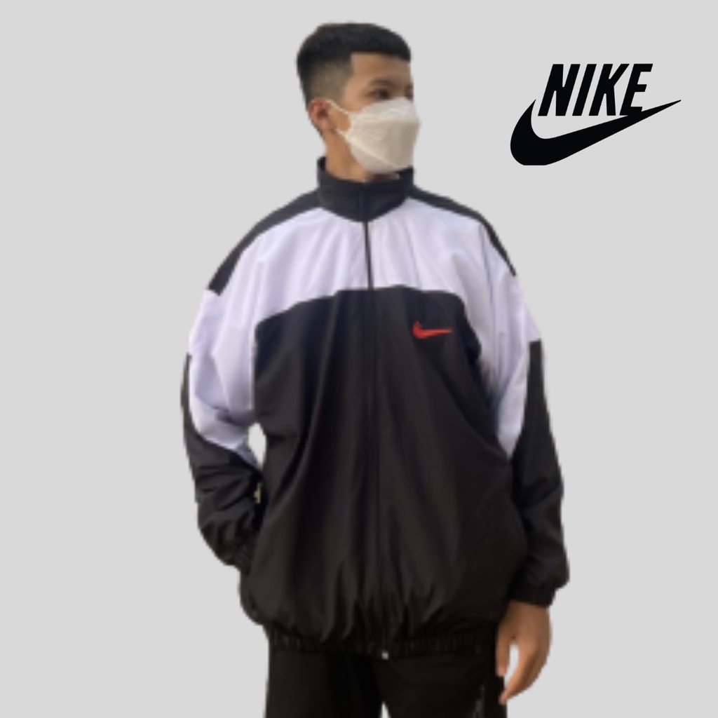 Áo Khoác Nike Chính Hãng Logo Thêu Vintage Chất Dù Cao Cấp - LATIZIA 702