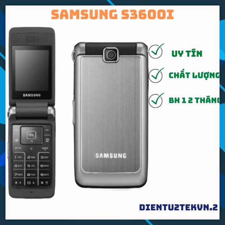 điện thoại nắp gập Samsung S3600i dành cho người già