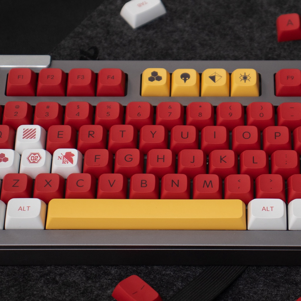 Bộ Phím Rời PBT 138 Phím EVA-02 Cho Bàn Phím Cơ MX
