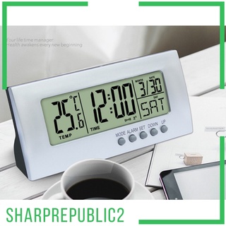 Multifunctional Desktop Clock LED Electronic Alarm Clock Temperature Meter
