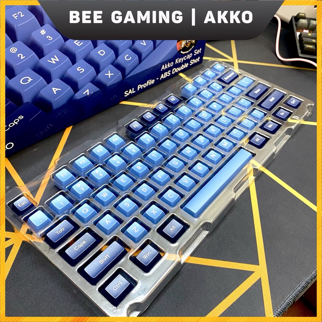 Bộ keycap AKKO – Ocean Star (Chất liệu ABS Double-Shot / SAL profile / 195 nút)
