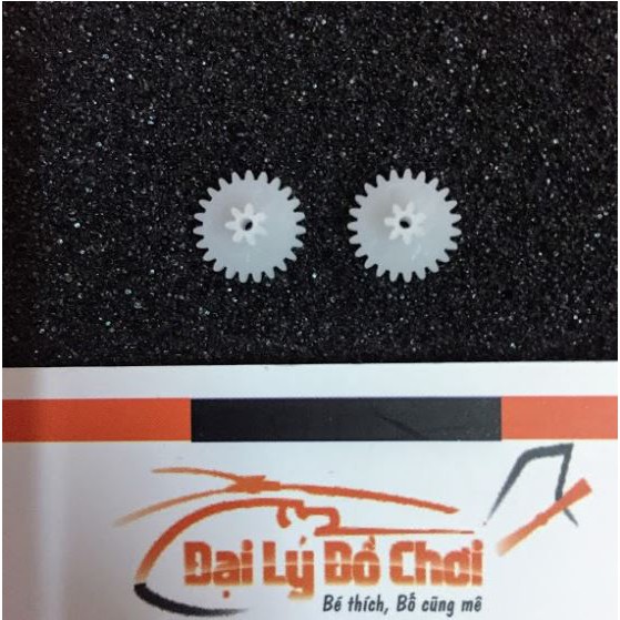 BRTGLS222 bánh răng trung gian 2 chiếc LS222 loại trắng bền hơn loại đen