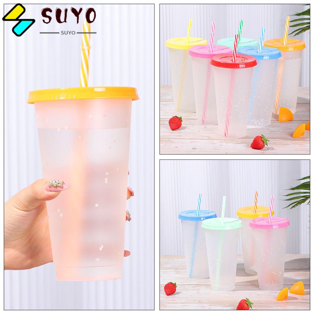 Cốc uống nước bằng nhựa Pp đổi màu theo nhiệt độ độc đáo