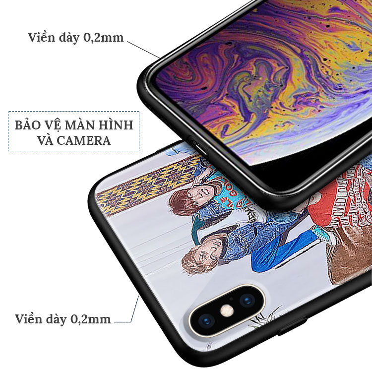 Ốp Lưng Kính Cường Lực In Hình BTS Love yourself concept photo RETAILHUT Cho Iphone 12 11 Pro Max X Xs Max Xr 6 8 7 Plus